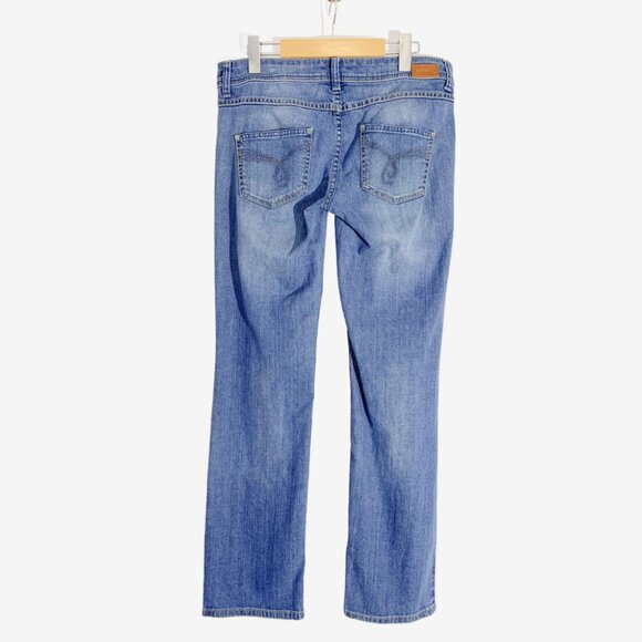 Vintage Y2K Low Rise Faded Medium Wash Jeans by Esprit / size Medium - Picture 5 of 9